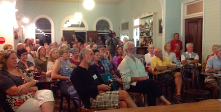 The History night crowd at the Apollonian